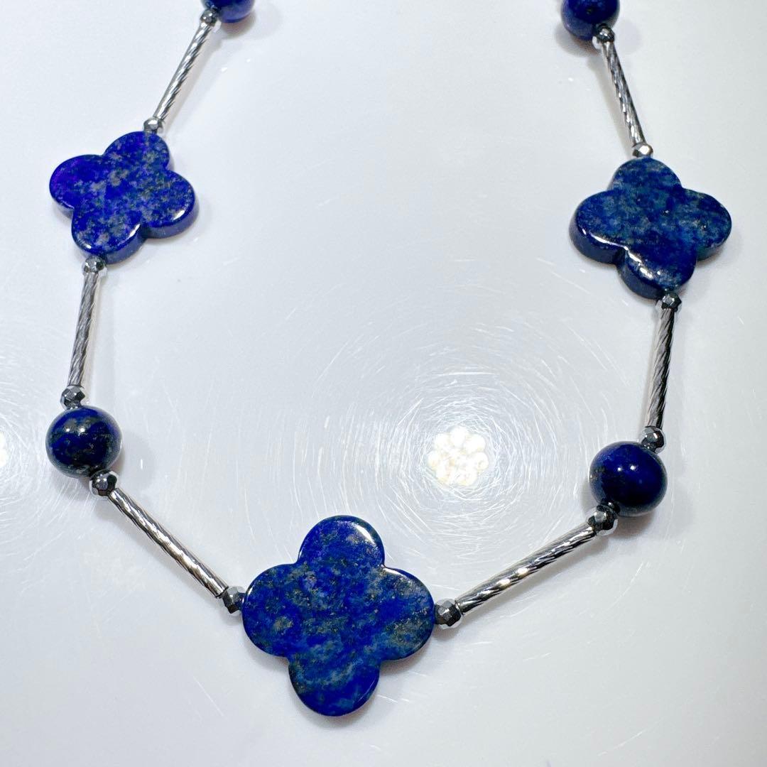 ラピスラズリデザインネックレスNO25-1906