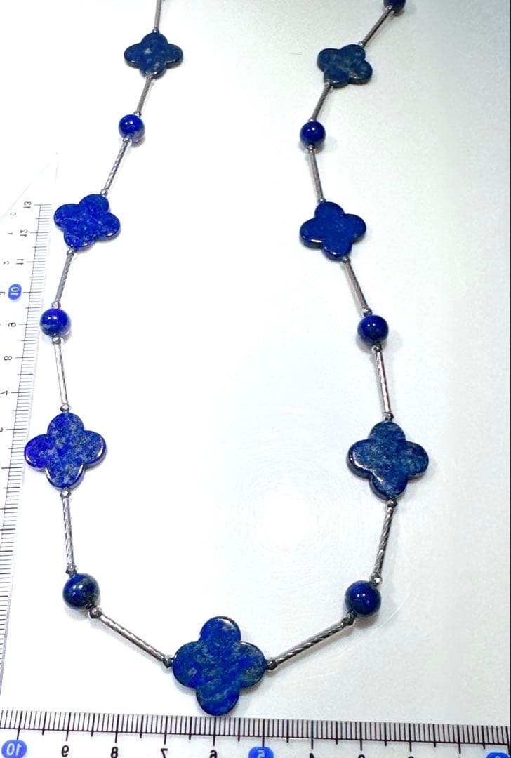 ラピスラズリデザインネックレスNO25-1906