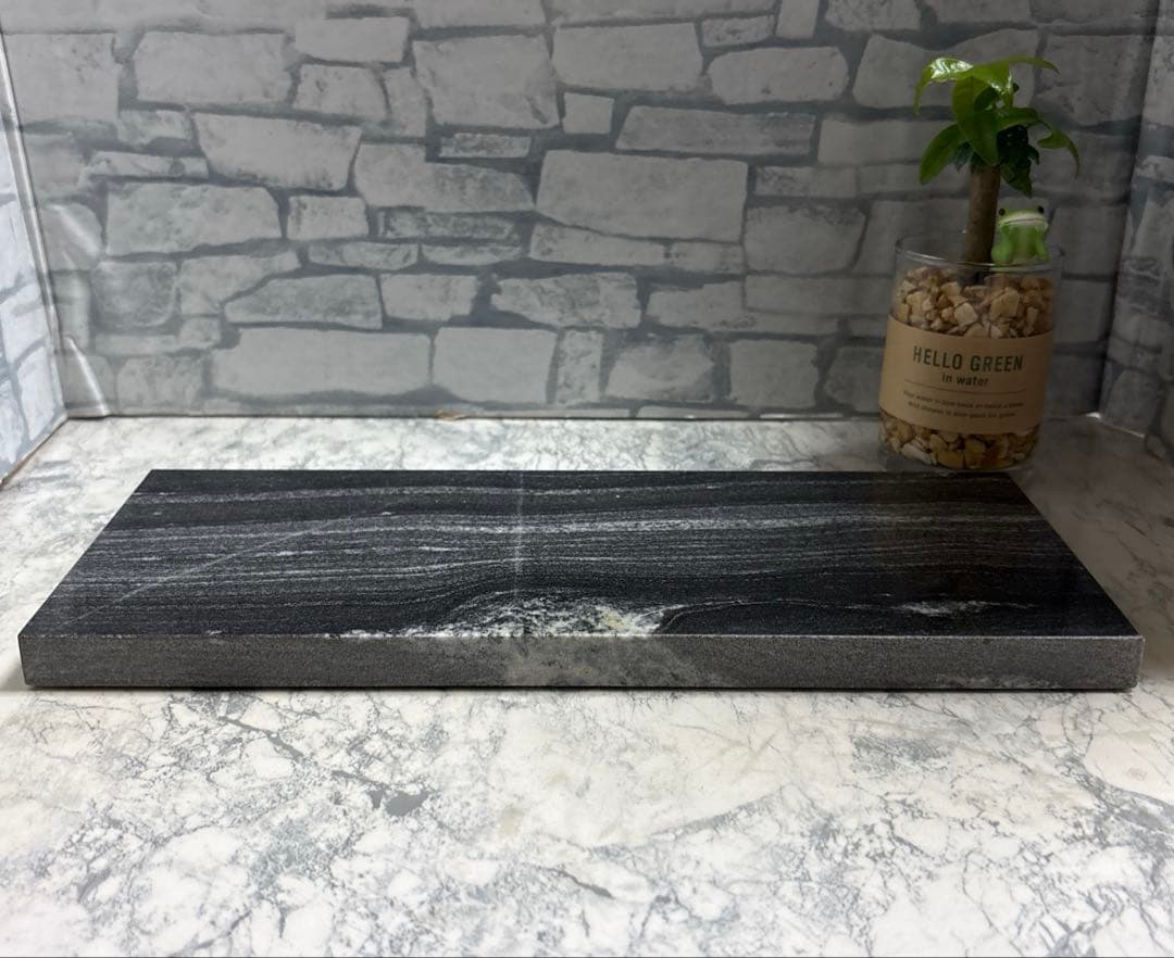 天然御影石　ストリームブラック　5枚+１枚