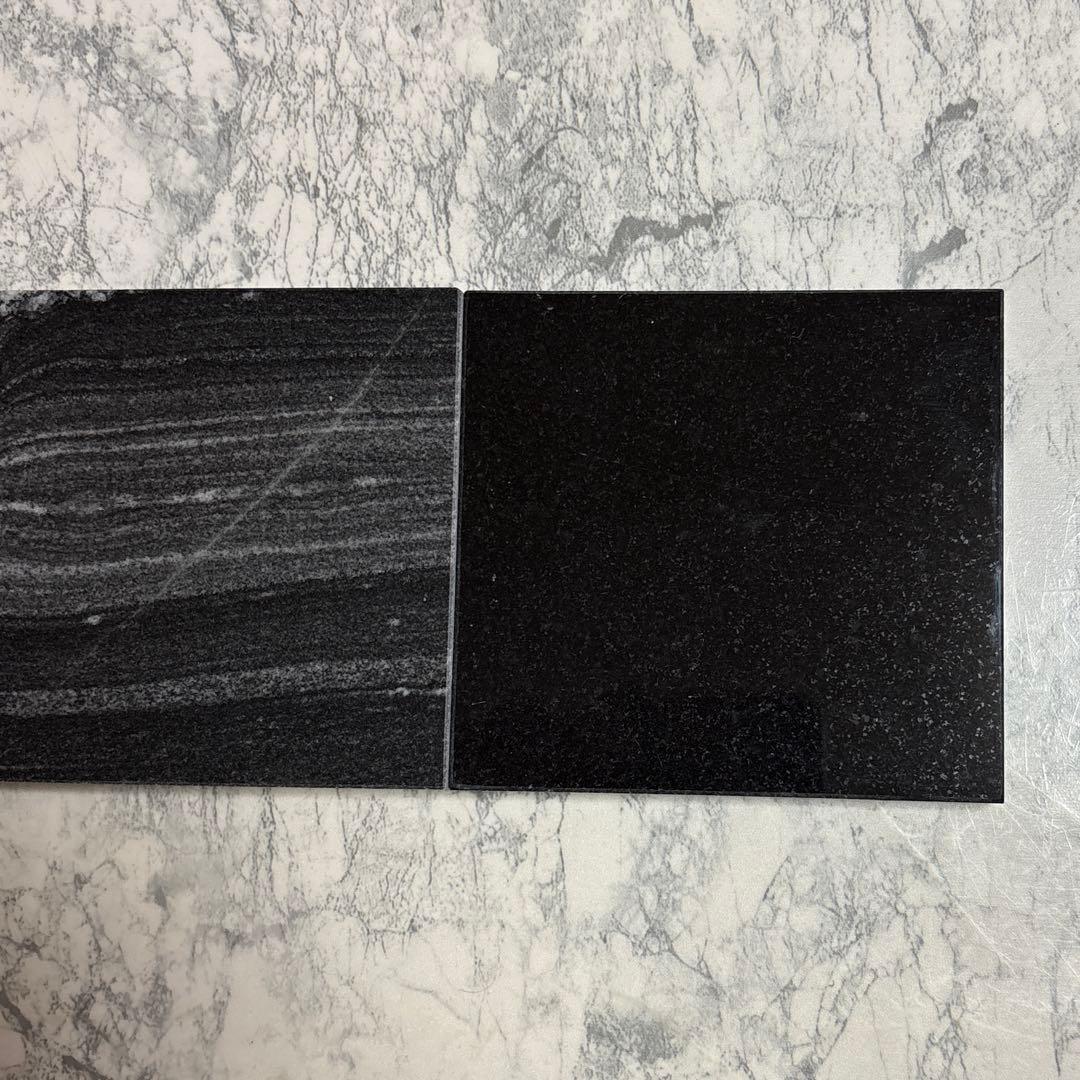 天然御影石　ストリームブラック　5枚+１枚