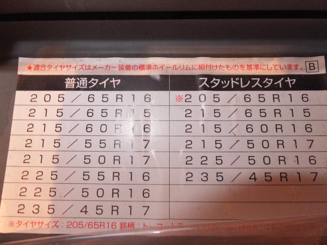 【未使用】未開封★カーメイト★バイアスロン★簡単装着★タイヤチェーン★BA13★