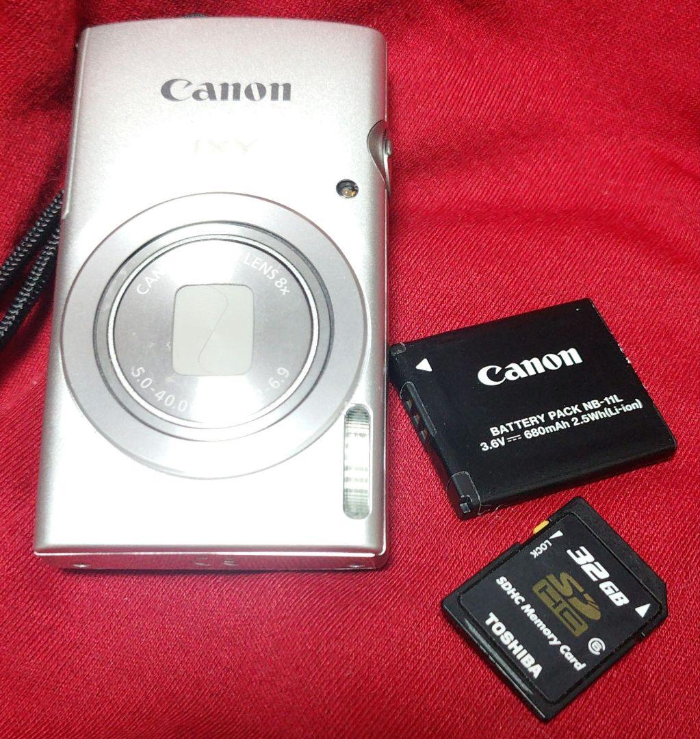 CANON IXY 200 コンパクトデジタルカメラ シルバー メモリーカード付