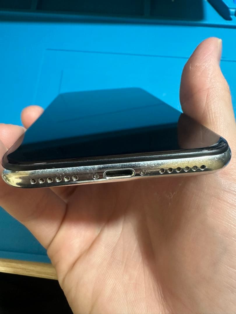 iPhone X 64GB SIMフリー 画面交換済み 純正バッテリー100%