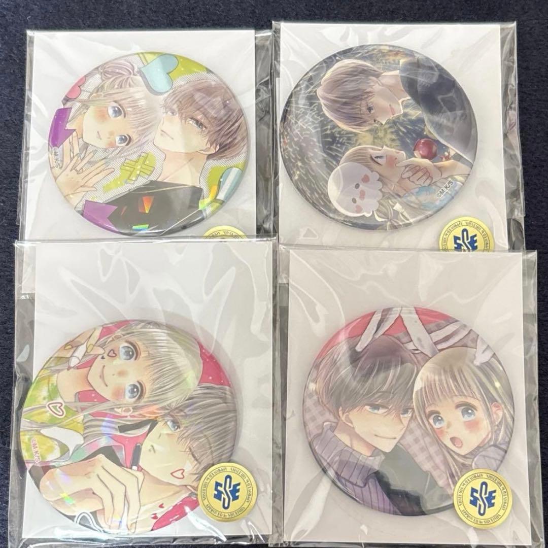 初×婚　初婚　缶バッジ　4box ガールズコミックフェス　ふせん　クジメイト