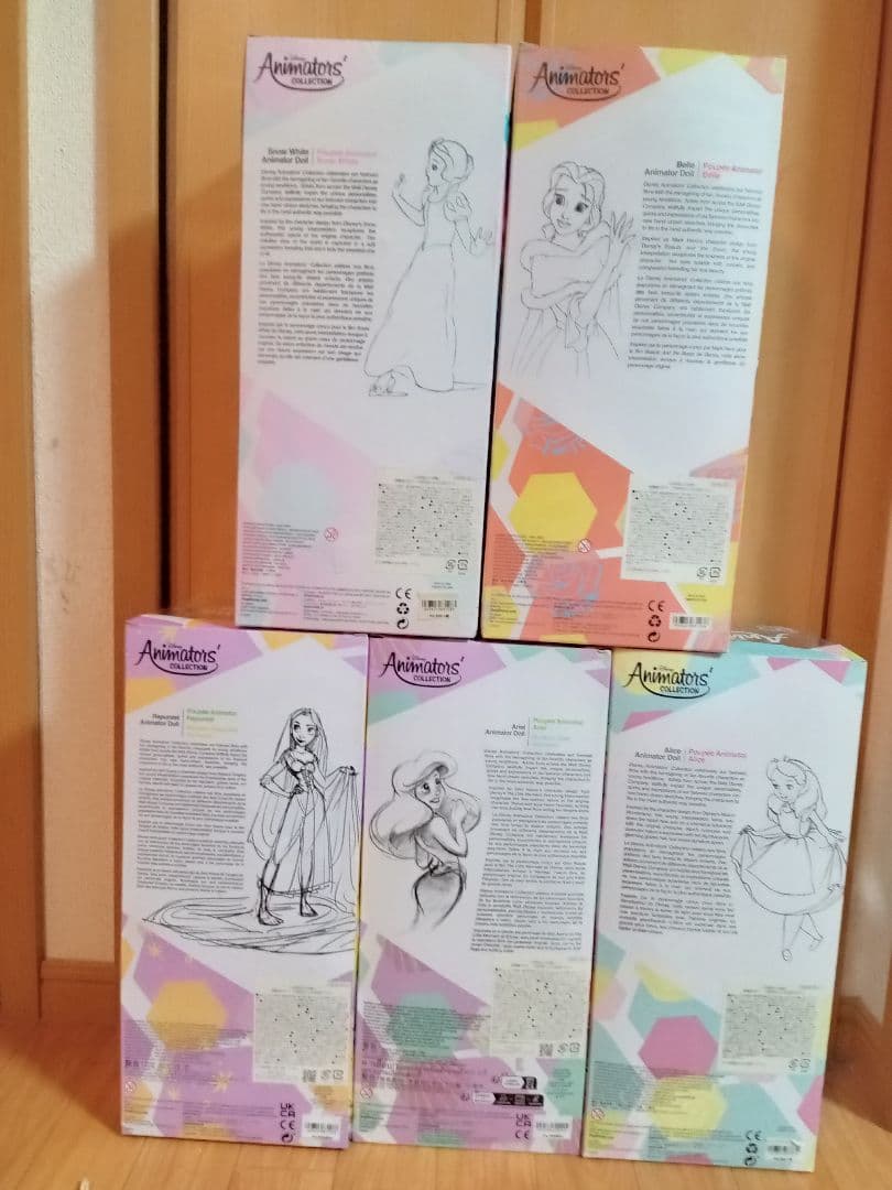 ディズニー　アニメーターズ　 コレクションドール　5体セット（4体は未開封）