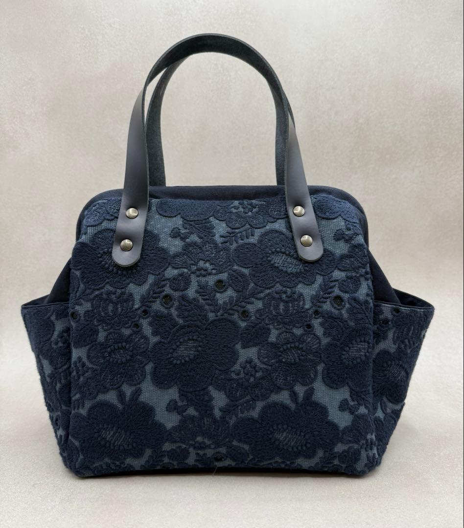 SALE ミナペルホネン smileflower ハンドメイドバッグ 206Ⓐ