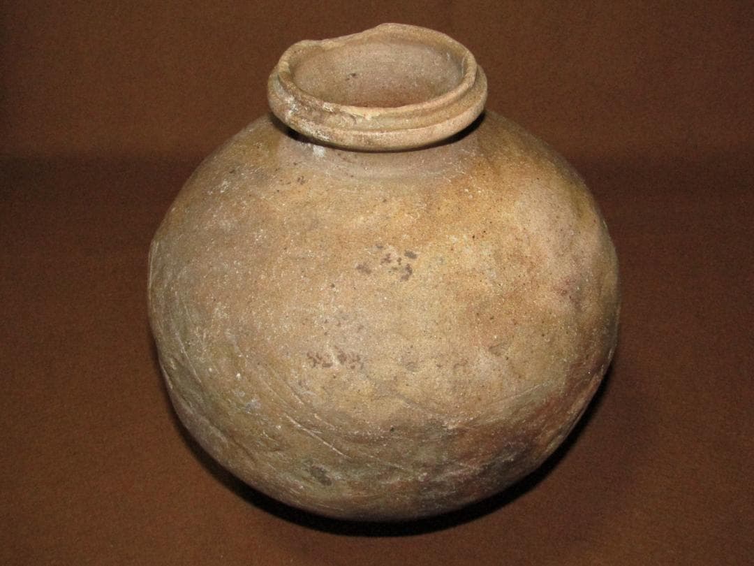 【古信楽　壺　２５cm　室町時代？？？】参考品？