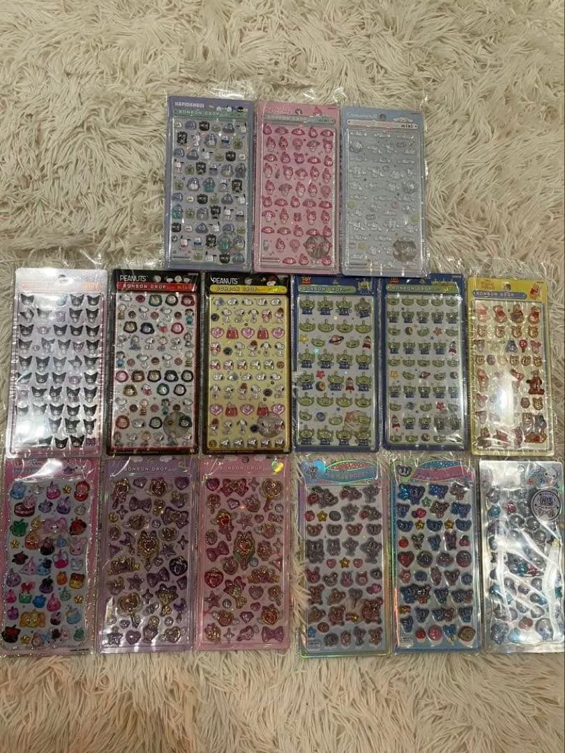 ボンボンドロックシール　うちゅる シールセット まとめ売り