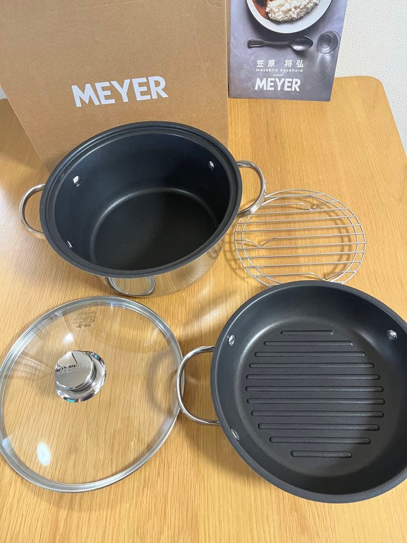 【こしば】MEYER オールインワンラウンドパン　22cm