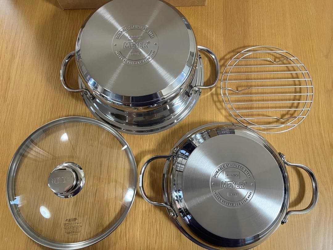 【こしば】MEYER オールインワンラウンドパン　22cm