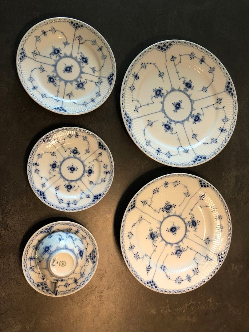 ロイヤルコペンハーゲン　ハーフレース　食器セット