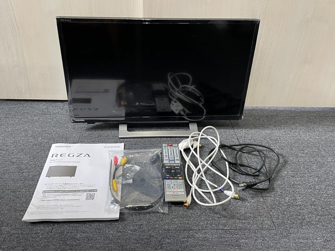 TOSHIBA REGZA 液晶テレビ 24インチ 2022年製 分配器付