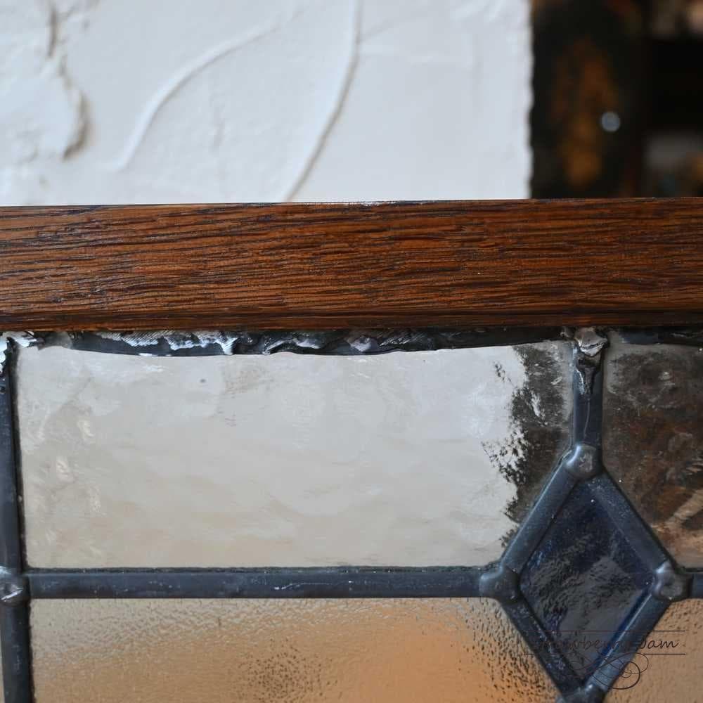 L3710-52 英国アンティーク ステンドグラス バラ 窓枠 建材 インテリア