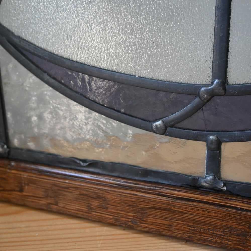 L3710-52 英国アンティーク ステンドグラス バラ 窓枠 建材 インテリア