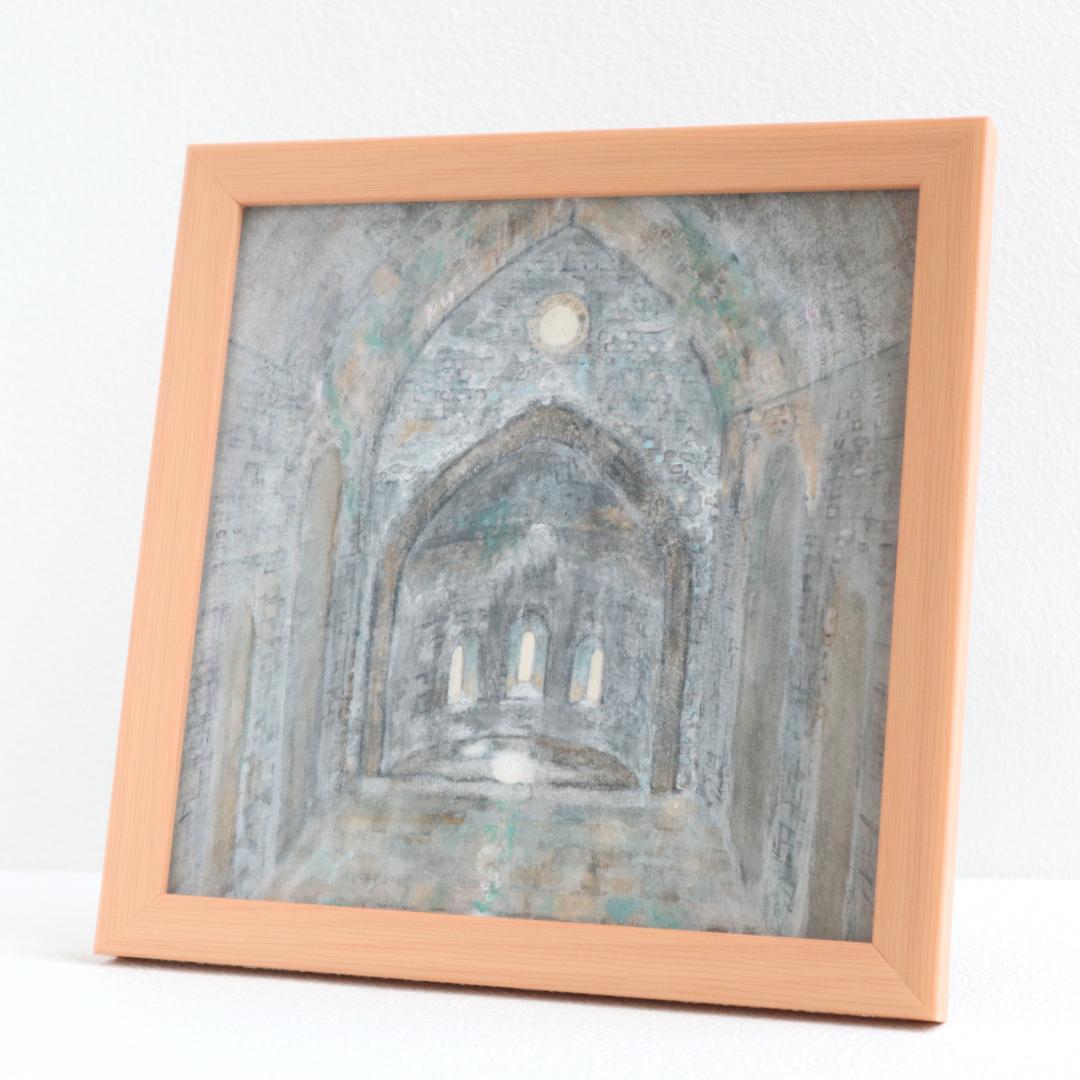 心を癒す教会アート｜光と影が交差する教会｜神聖な光を届ける日本画インテリア