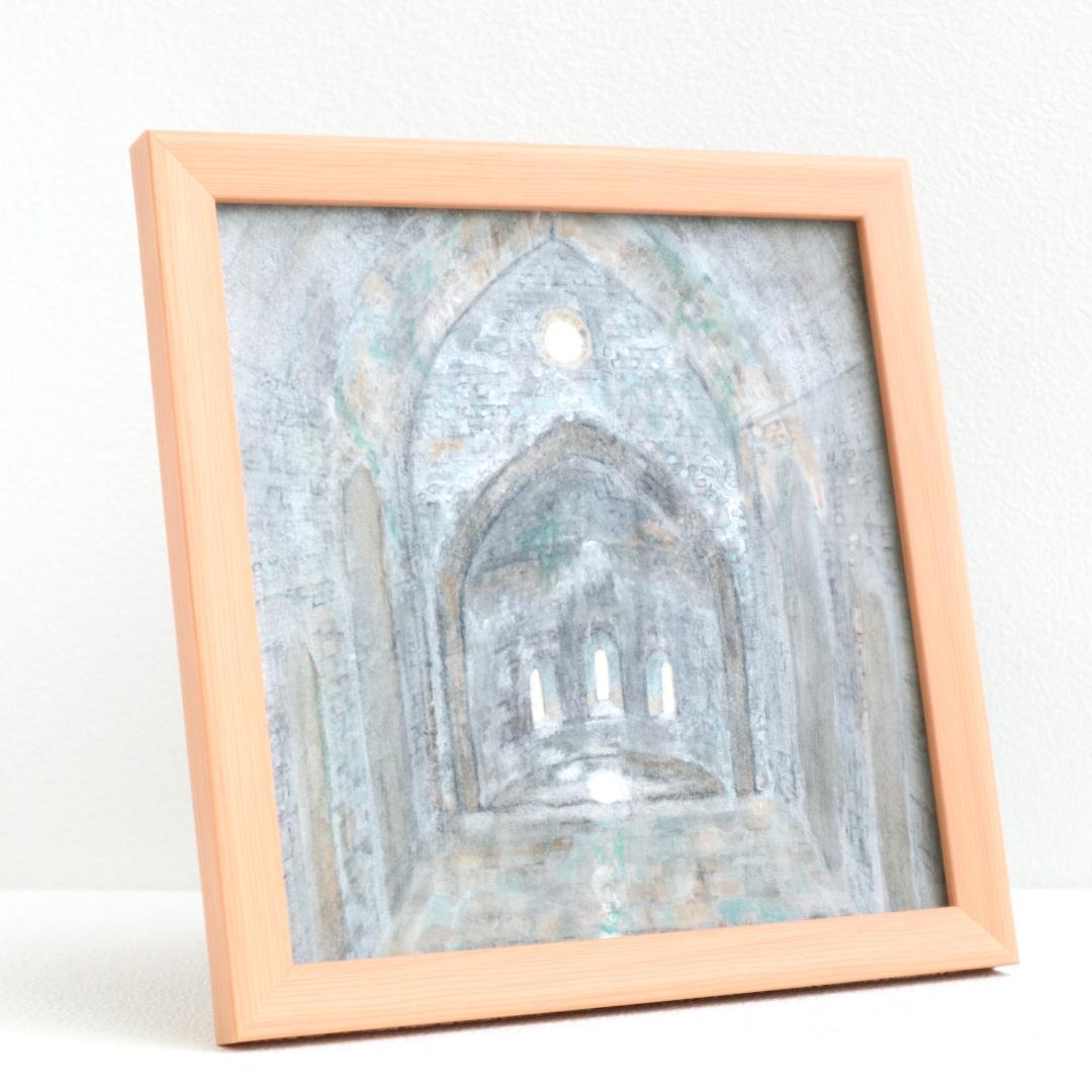 心を癒す教会アート｜光と影が交差する教会｜神聖な光を届ける日本画インテリア