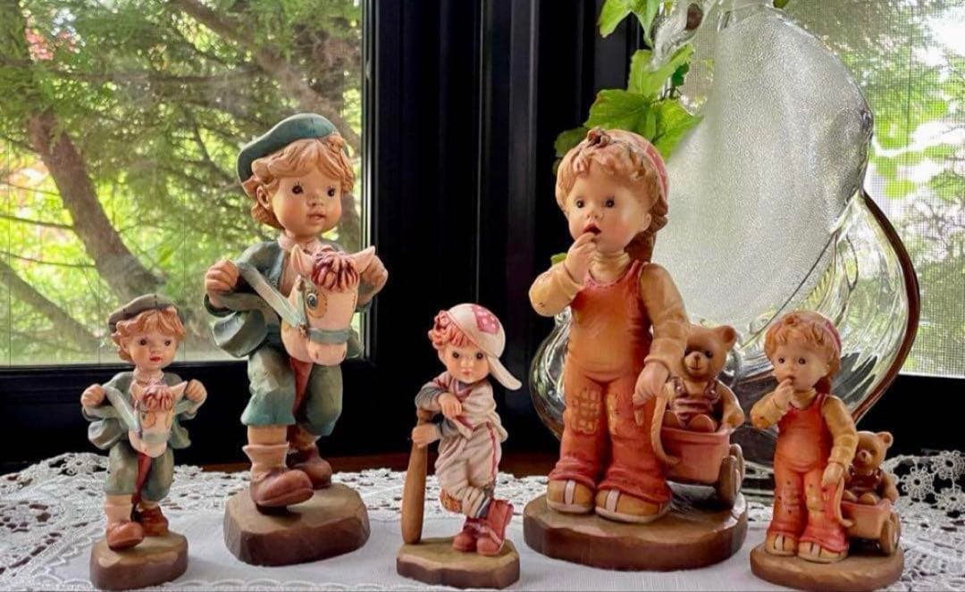 【おまとめ】アンリ人形【Batter up】【Kiss me】・花の妖精プレート