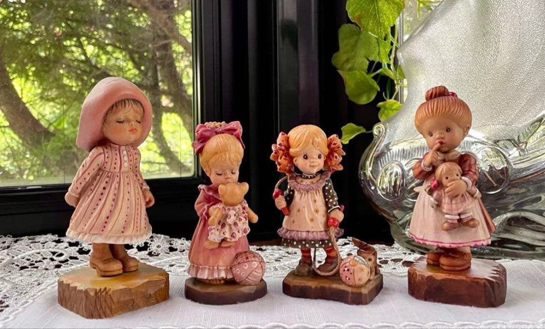 【おまとめ】アンリ人形【Batter up】【Kiss me】・花の妖精プレート