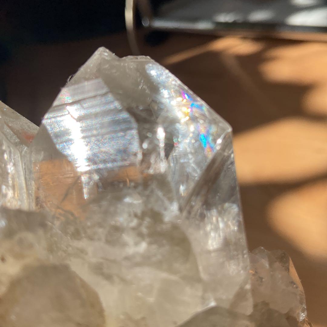 ヒマラヤ マニハール産 水晶 クラスター 浄化セット