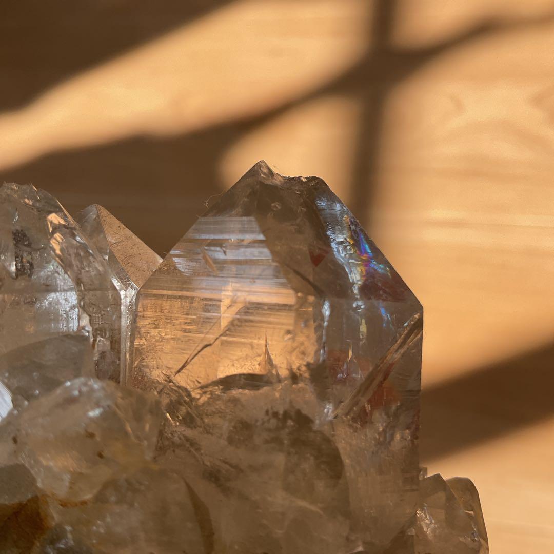 ヒマラヤ マニハール産 水晶 クラスター 浄化セット