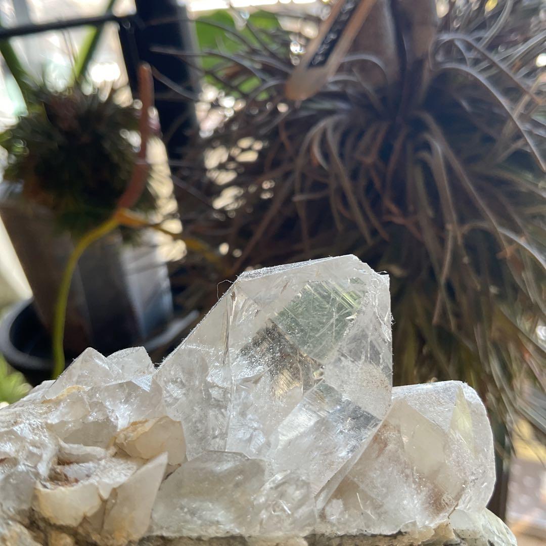 ヒマラヤ マニハール産 水晶 クラスター 浄化セット