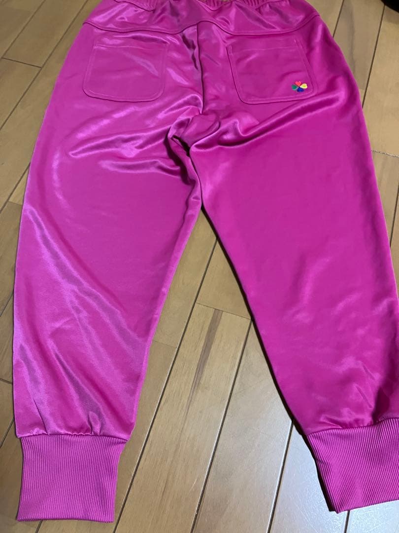 ももクロ　日テレポシュレ　adidasコラボジャージピンク　ストラップ付き　xs