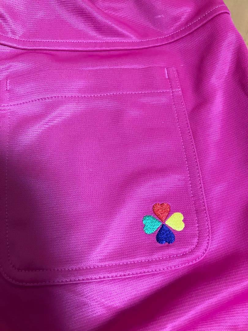 ももクロ　日テレポシュレ　adidasコラボジャージピンク　ストラップ付き　xs