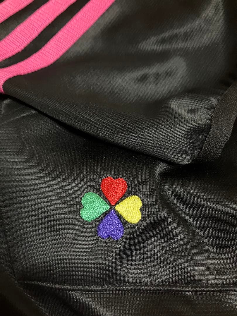 ももクロ　日テレポシュレ　adidasコラボジャージピンク　ストラップ付き　xs