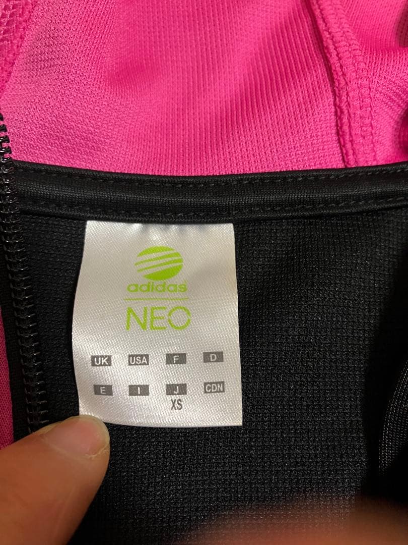 ももクロ　日テレポシュレ　adidasコラボジャージピンク　ストラップ付き　xs