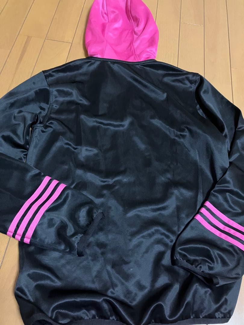 ももクロ　日テレポシュレ　adidasコラボジャージピンク　ストラップ付き　xs