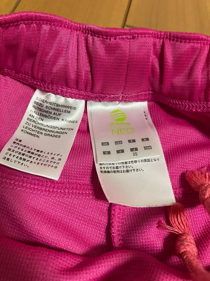 ももクロ　日テレポシュレ　adidasコラボジャージピンク　ストラップ付き　xs