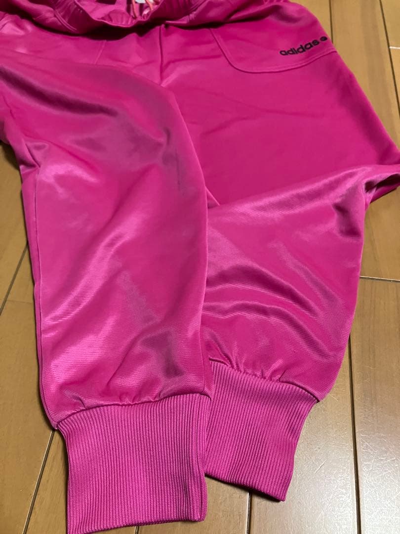 ももクロ　日テレポシュレ　adidasコラボジャージピンク　ストラップ付き　xs