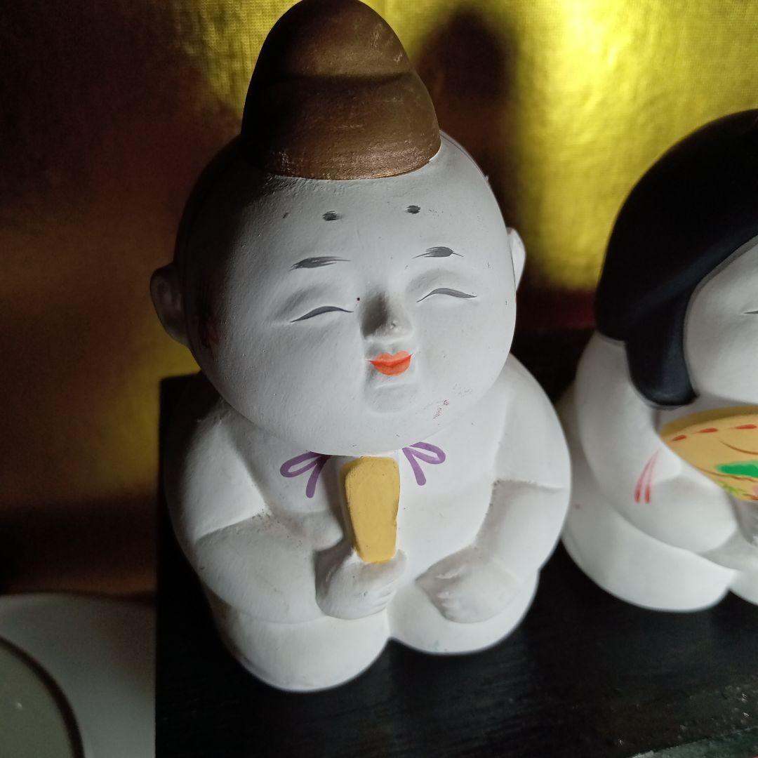 民芸工芸品　DH博多人形商工業登録商標　30年以前に購入した作品です。