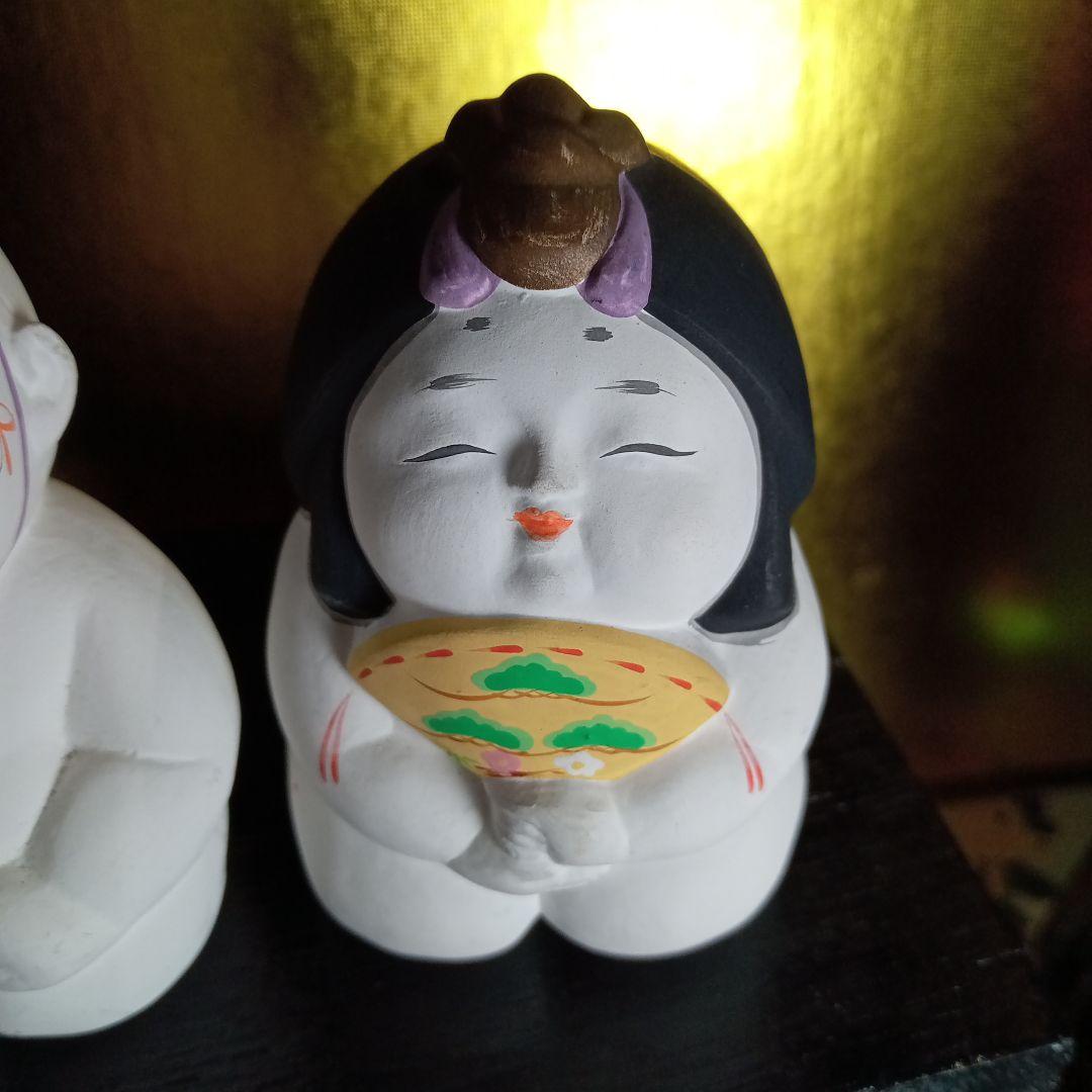 民芸工芸品　DH博多人形商工業登録商標　30年以前に購入した作品です。