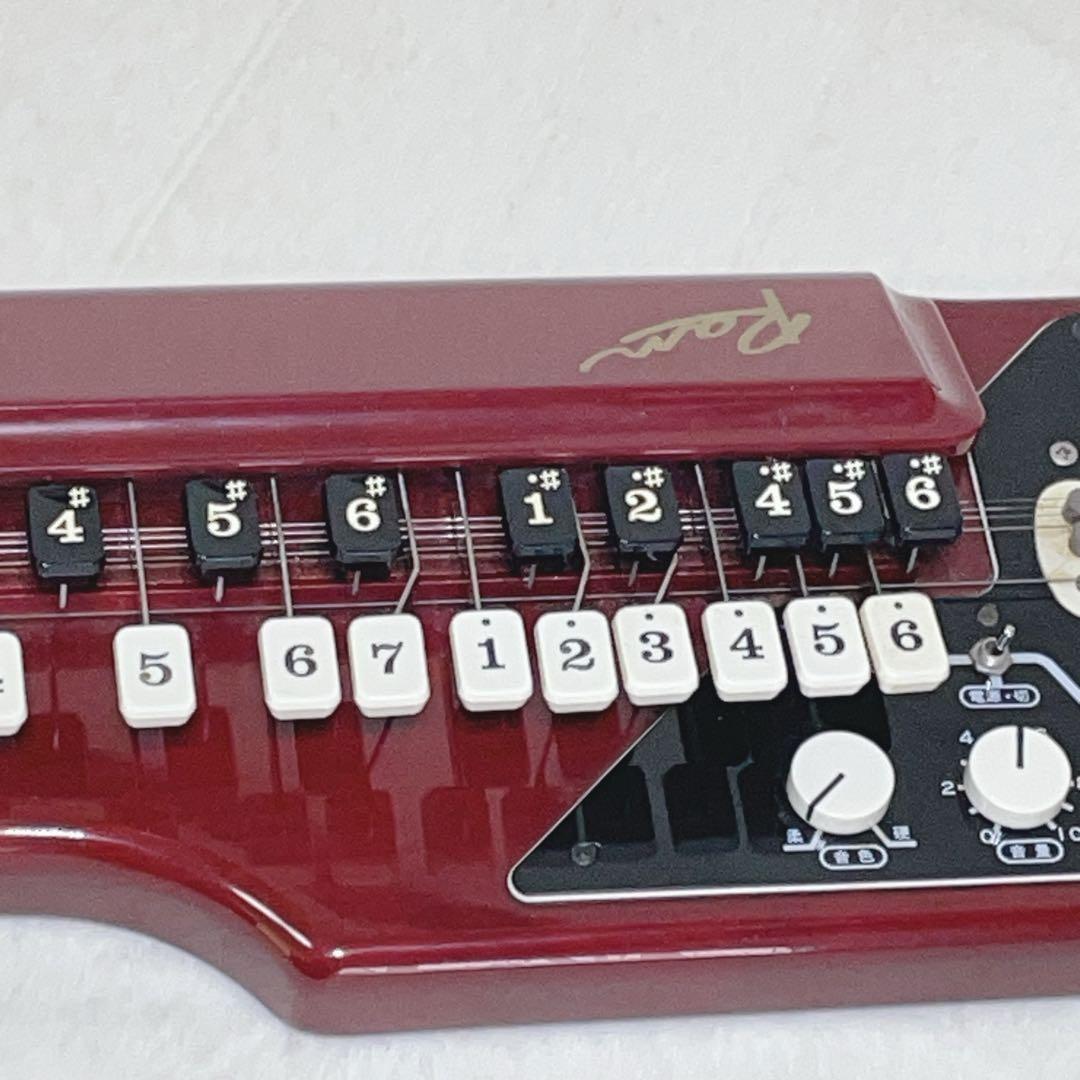 【音出し確認済み】SUZUKI 大正琴 蘭 ソプラノ 電気大正琴 ハードケース付