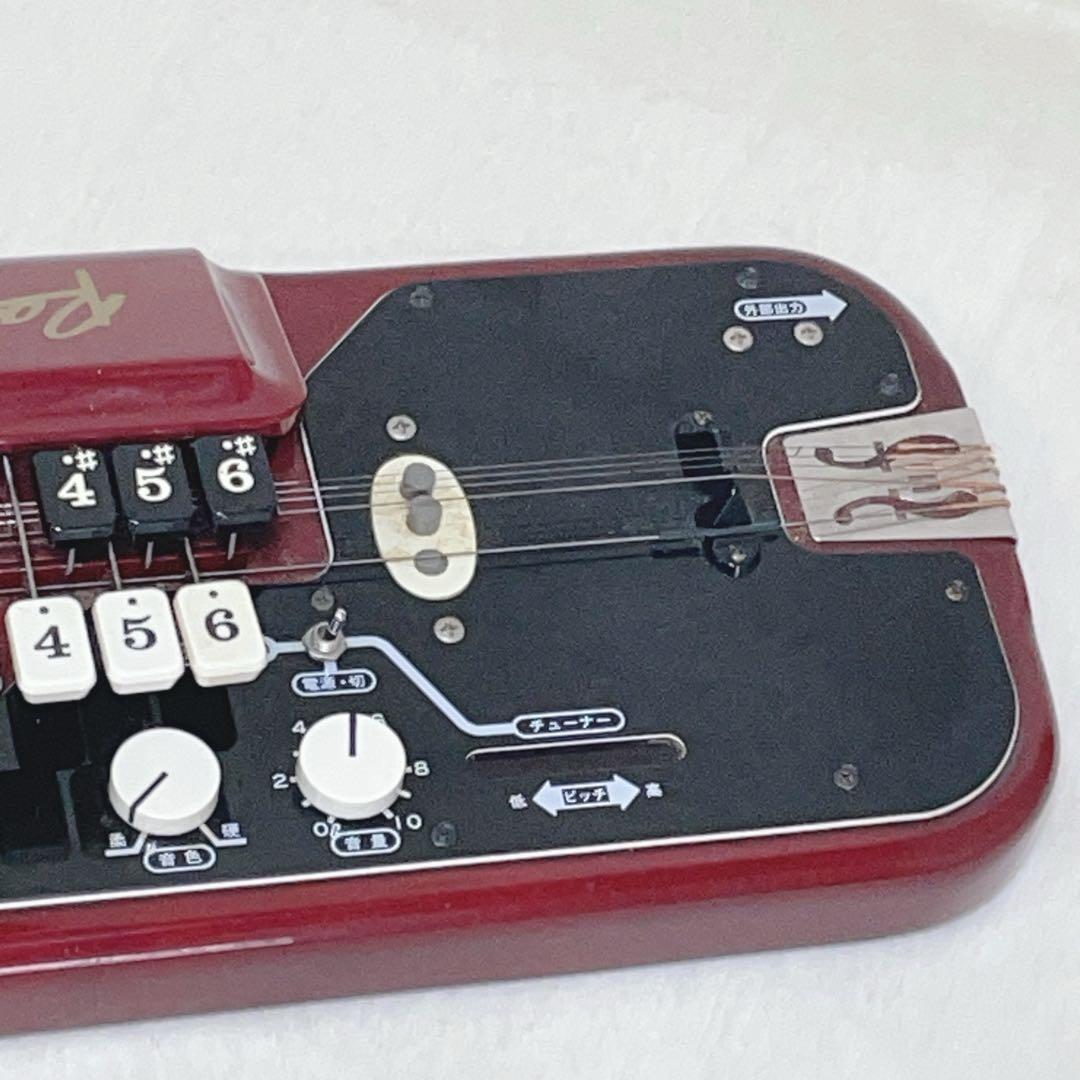 【音出し確認済み】SUZUKI 大正琴 蘭 ソプラノ 電気大正琴 ハードケース付