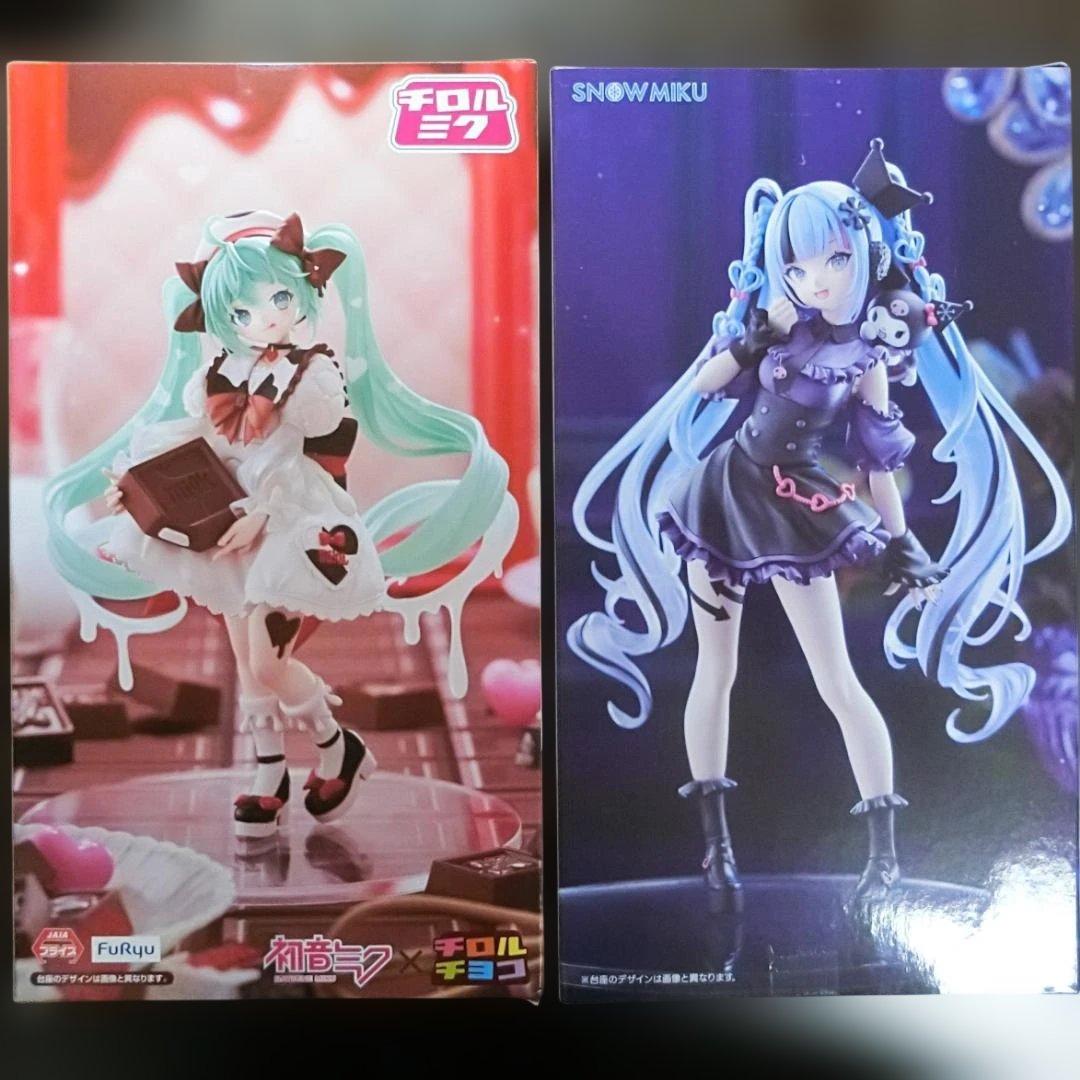 『匿名配送』初音ミク チロルミク 雪ミク クロミ Trio Try フィギュア