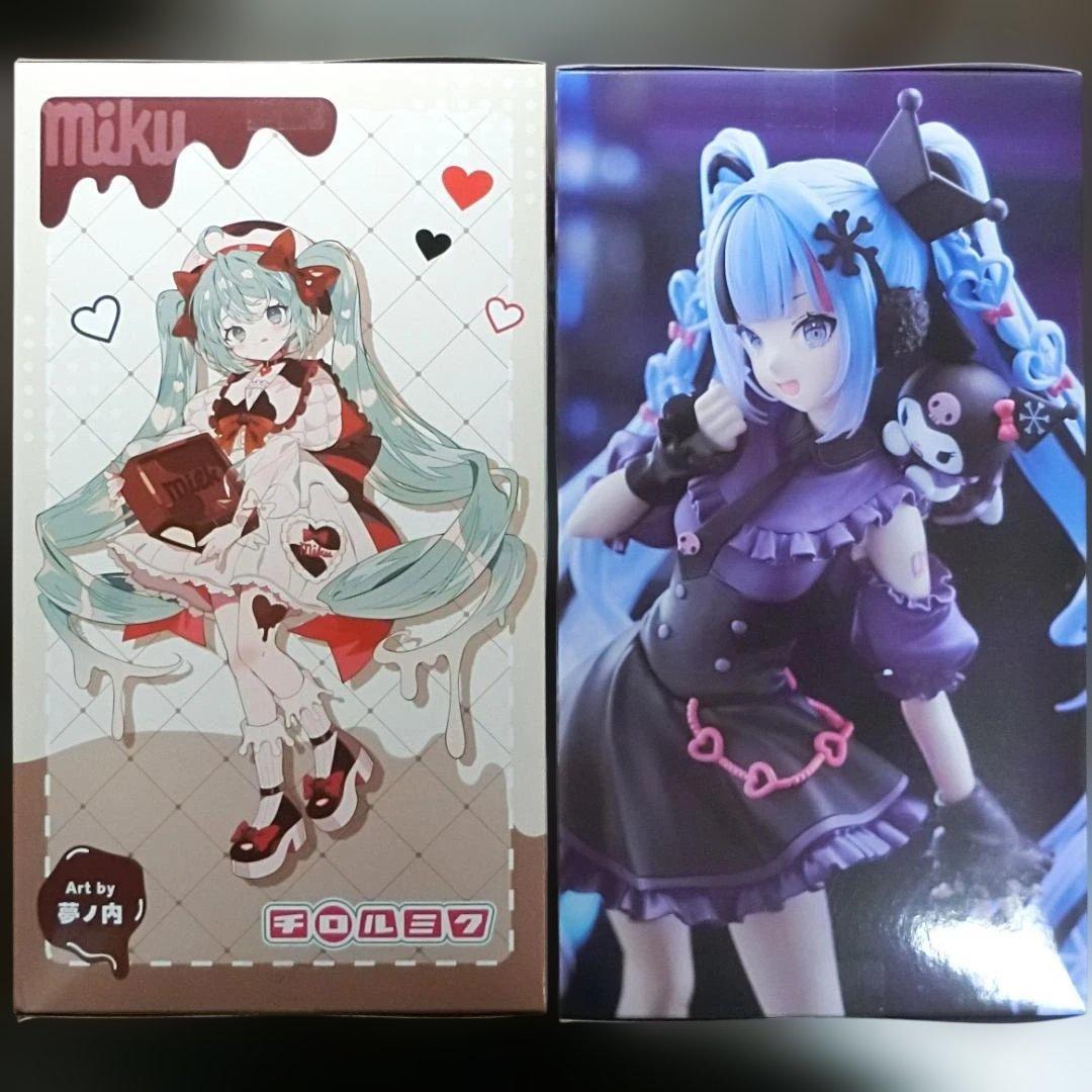 『匿名配送』初音ミク チロルミク 雪ミク クロミ Trio Try フィギュア