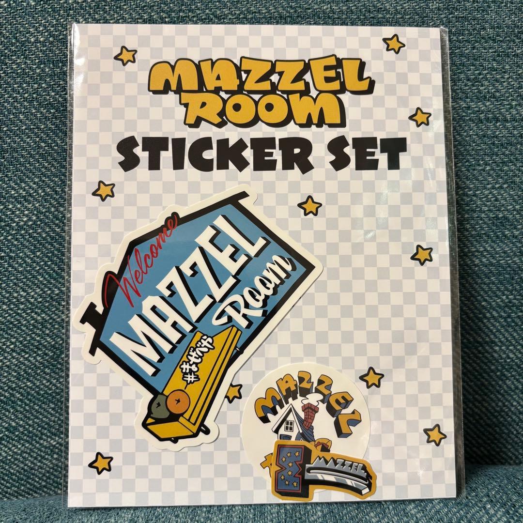 まぜべや　バンダナキーホルダーとステッカーセット　おまけ付き