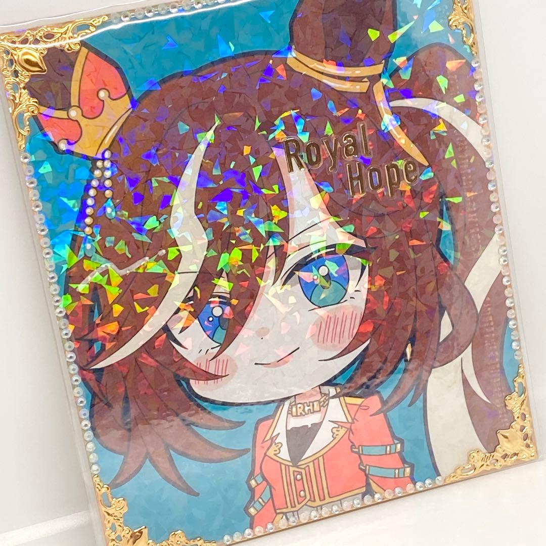大きめサイズ＊ウマ娘 ロイヤルホープ 手描きイラスト色紙