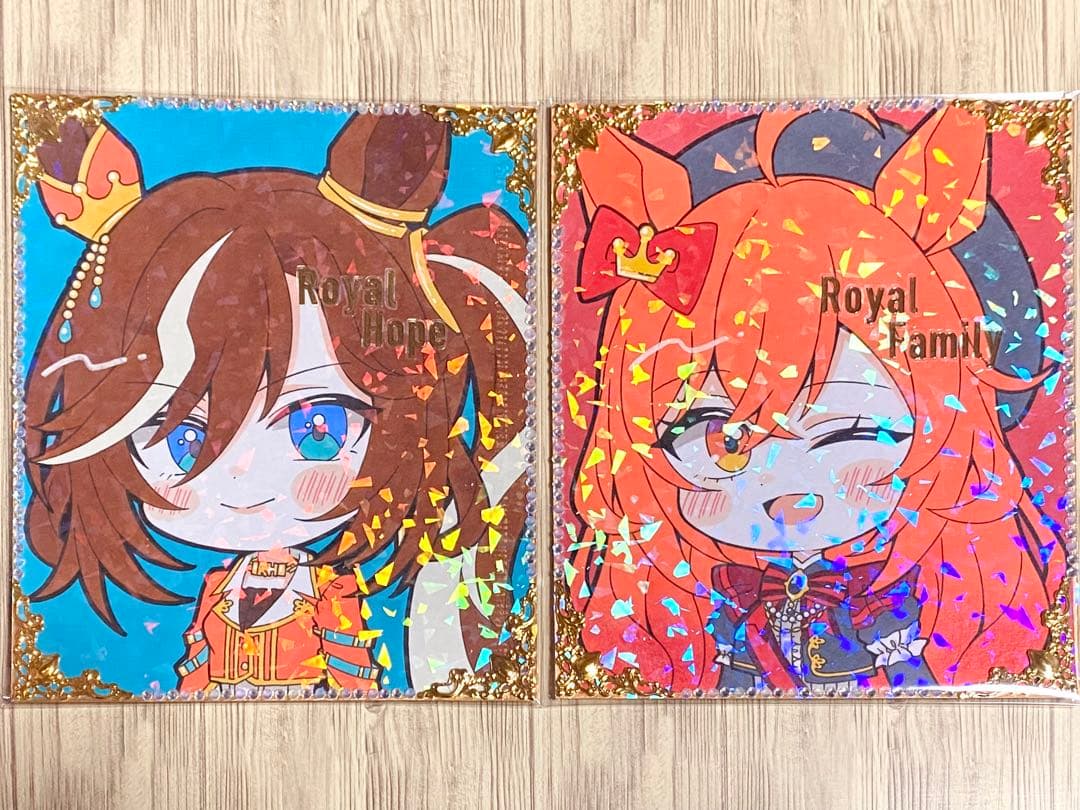 大きめサイズ＊ウマ娘 ロイヤルホープ 手描きイラスト色紙