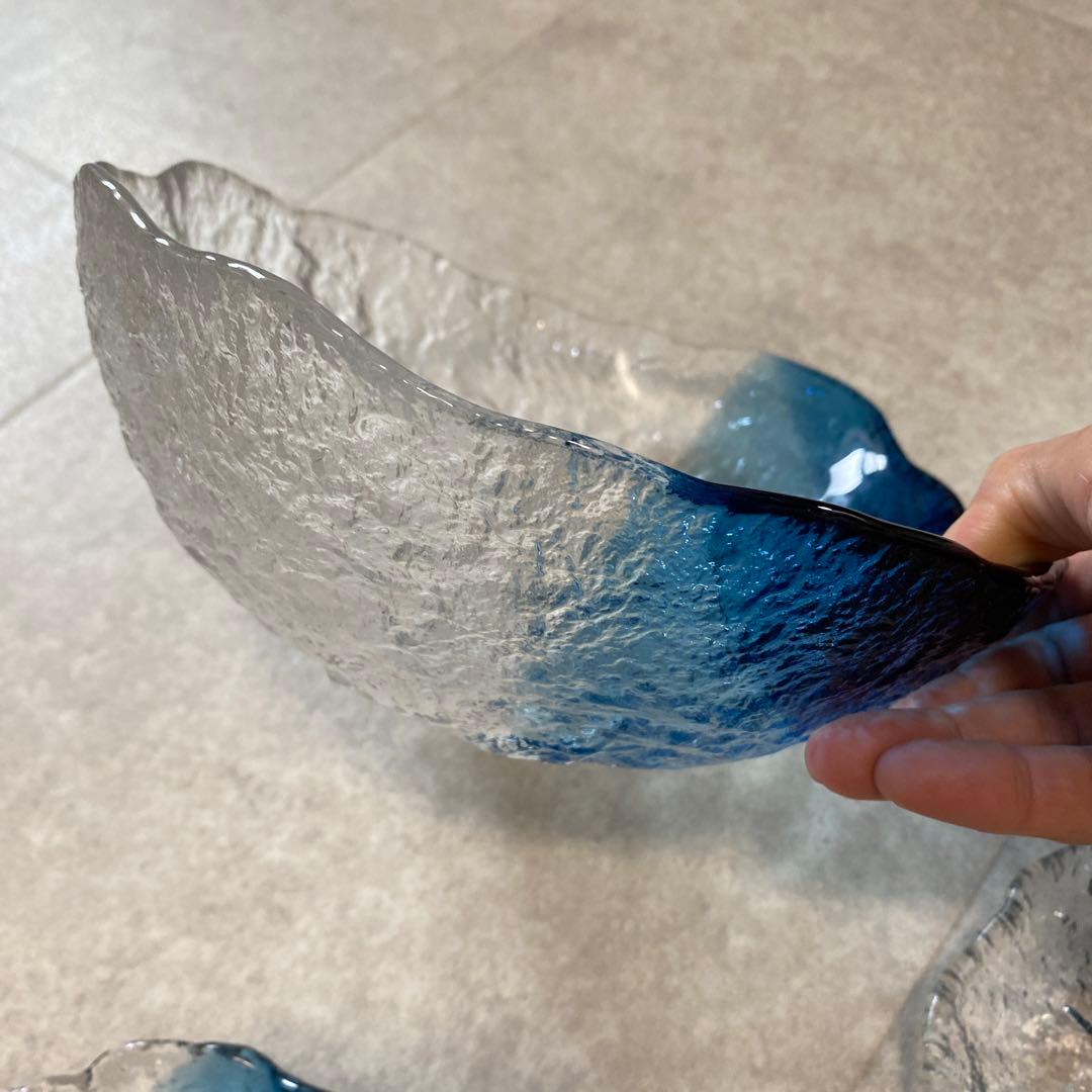 東洋佐々木ガラス　大鉢＆小皿5枚