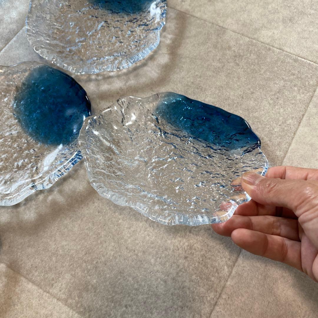 東洋佐々木ガラス　大鉢＆小皿5枚