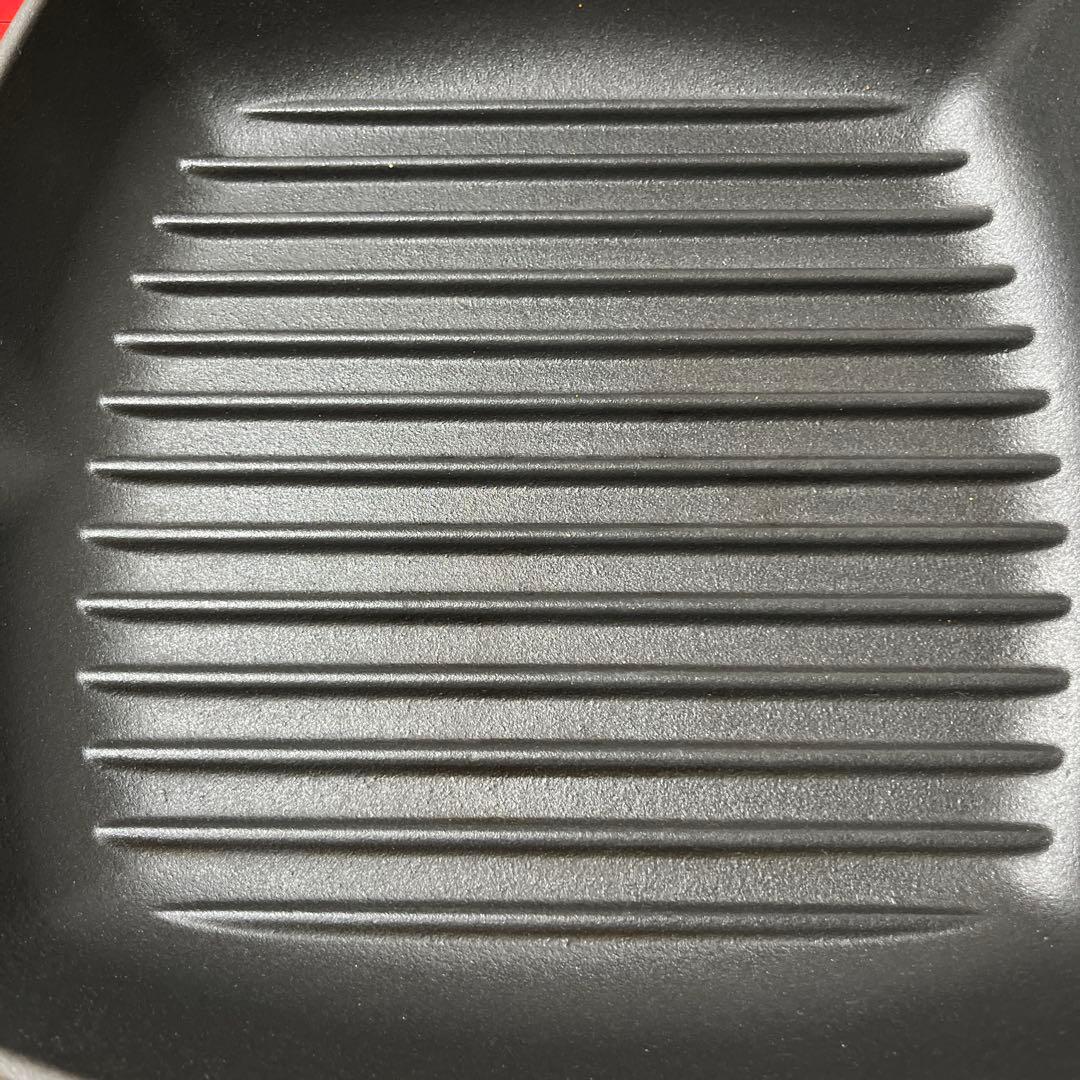 ルクルーゼ　スクエアグリルパン　スクエアスキレット