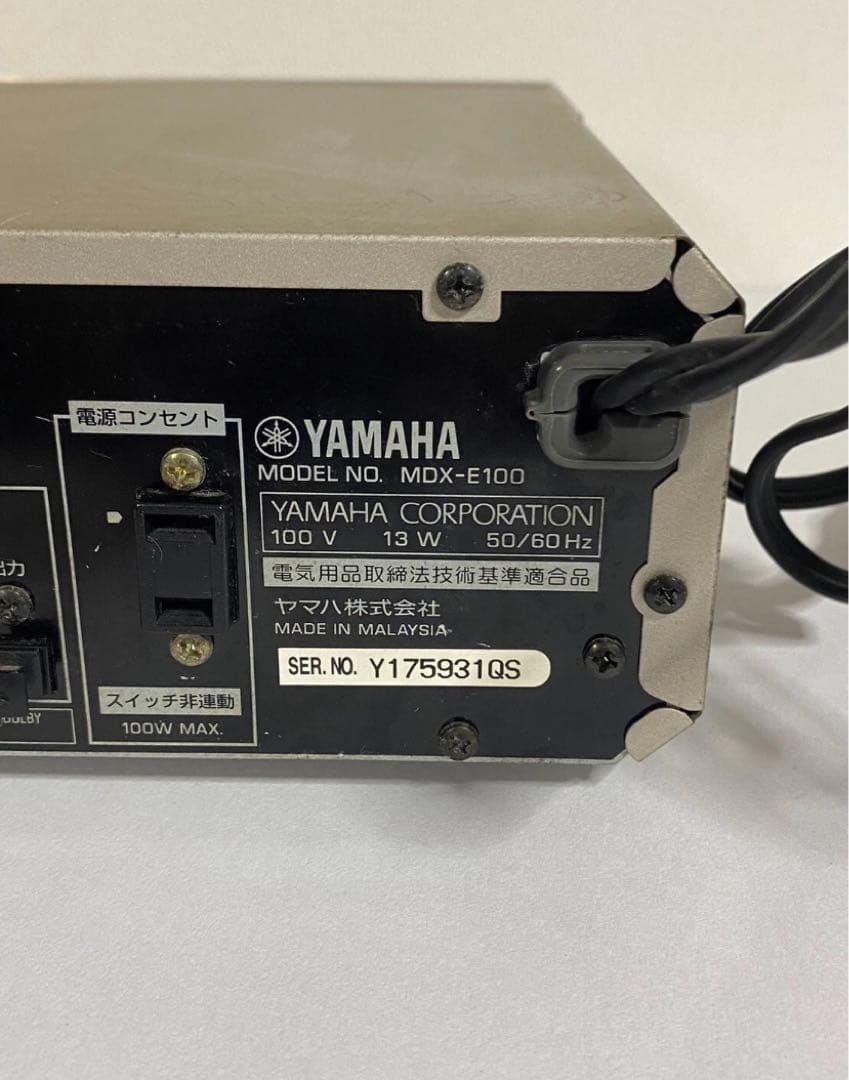 YAMAHA MDX-E100 オーディオ機器 MDプレーヤー 動作品