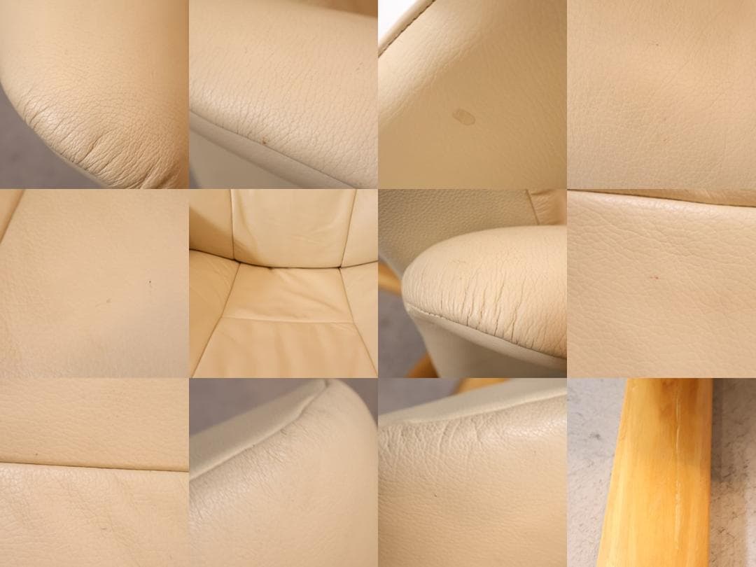 イエリアーダ 本革 リクライニングチェア 1Pソファ 北欧 パーソナルチェア