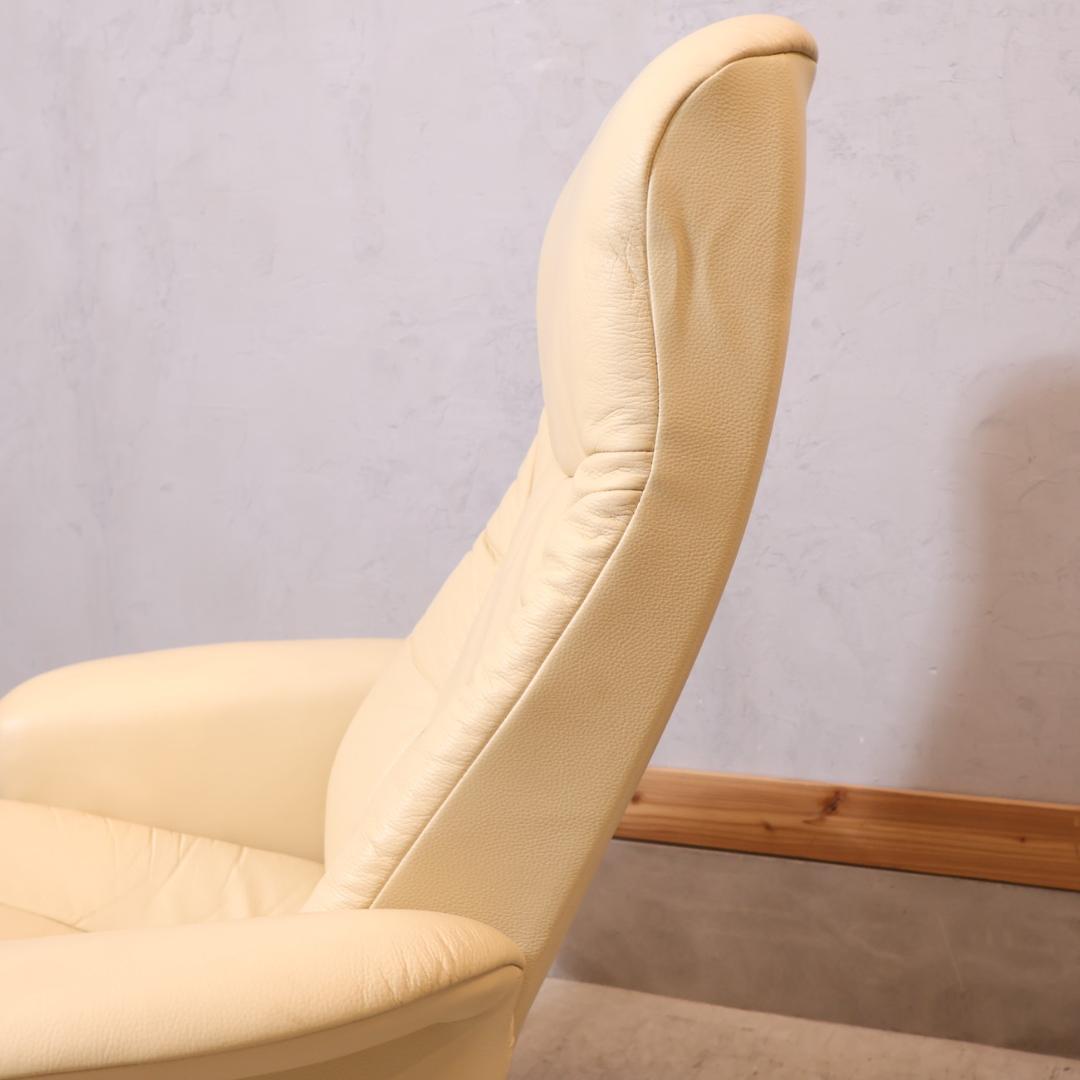 イエリアーダ 本革 リクライニングチェア 1Pソファ 北欧 パーソナルチェア