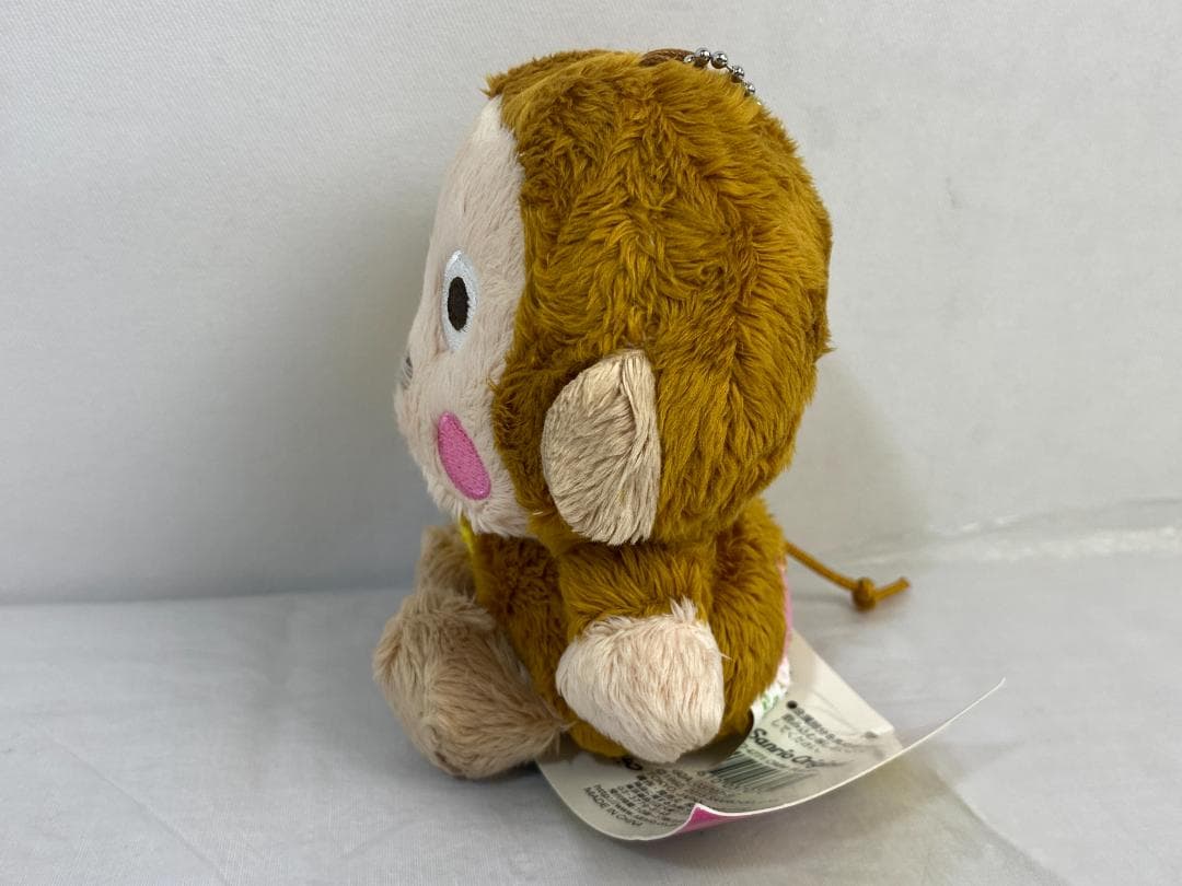 サンリオ おさるのもんきち もしもし マスコットホルダー ぬいぐるみ タグ付 ②