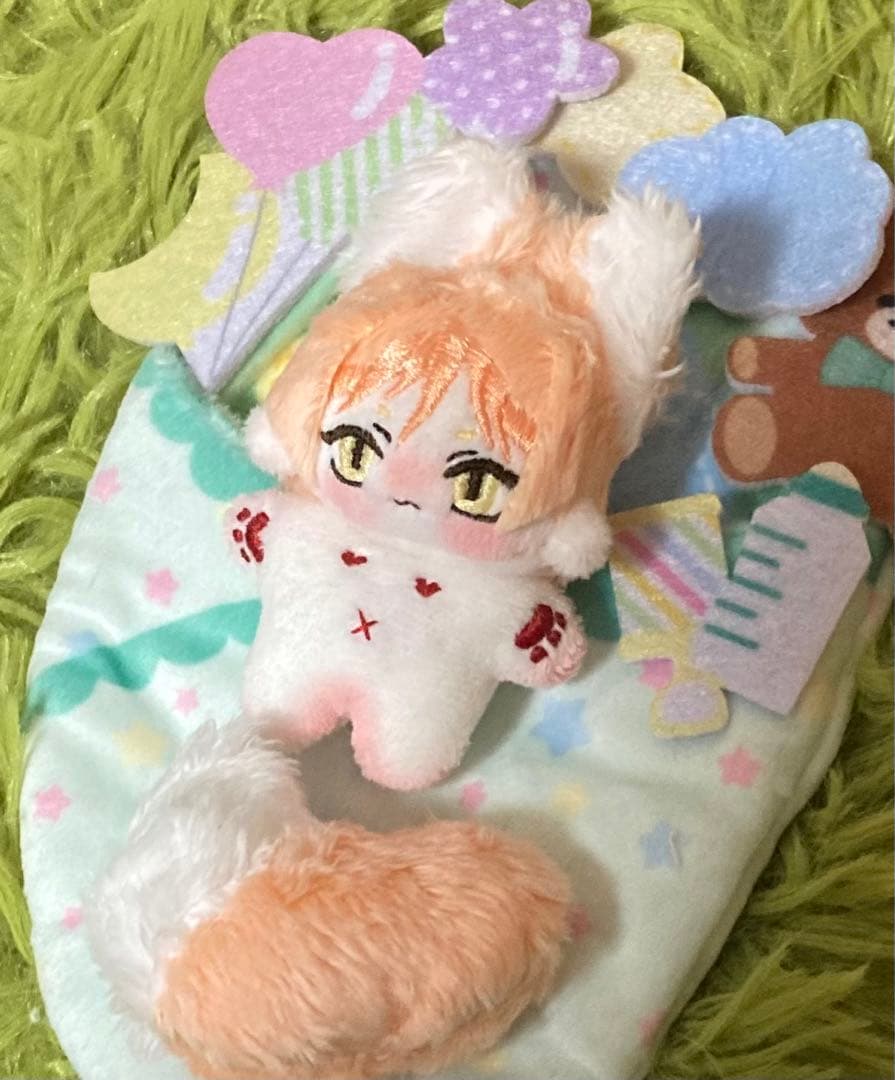 自作ぬいぐるみ・猫目の男の子