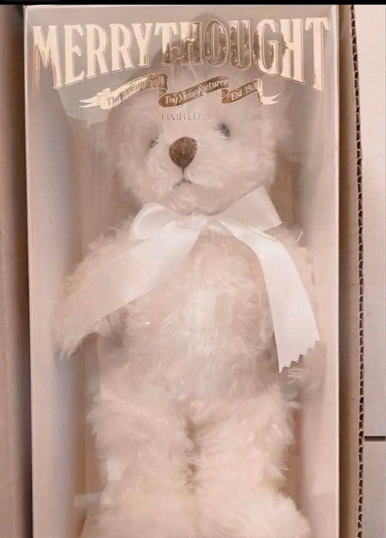 メリーソート 2002年限定 ホワイトファ一ぬいぐるみ